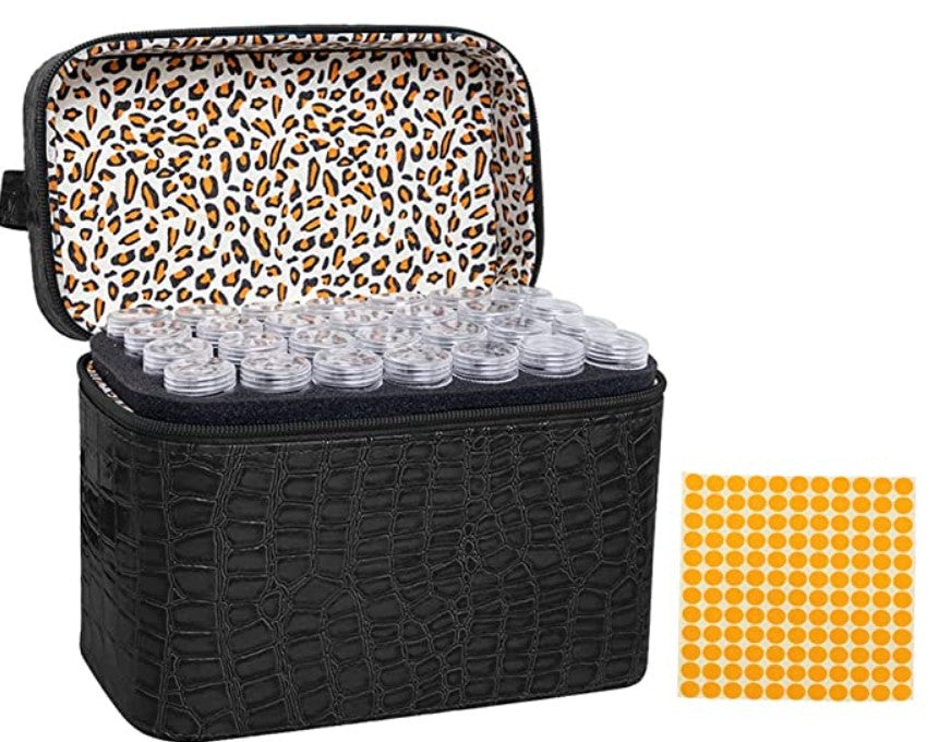Crocodile Print Storage Case (84pcs) (Various Colours)