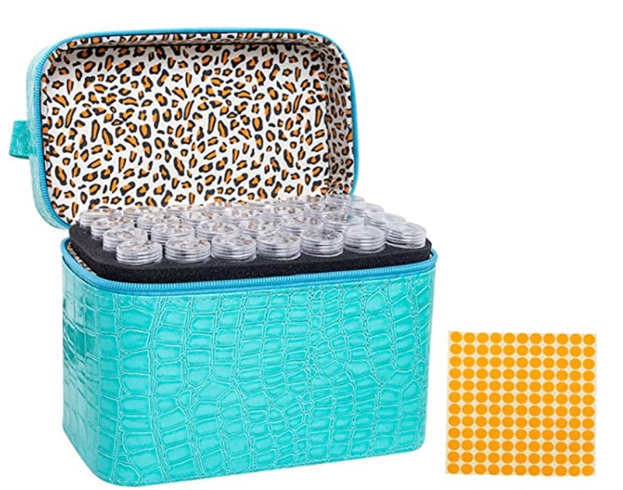 Crocodile Print Storage Case (84pcs) (Various Colours)