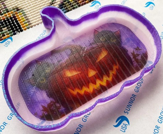 Pumpkin Kittens Tray