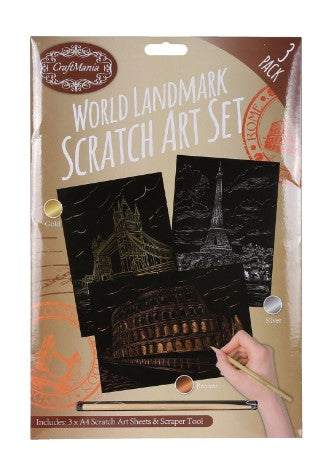 Scratch Art: Around The World [Book]