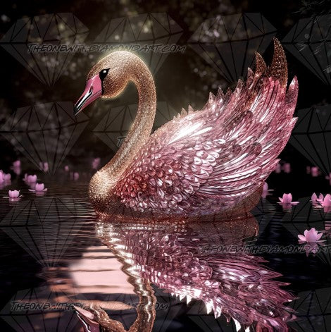 Enchanted Jewel Swan ©Cocomarshmallow Art