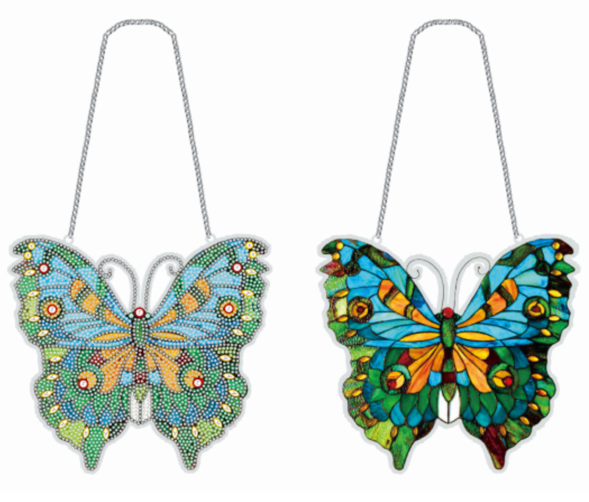 Stained Glass Butterfly Suncatcher