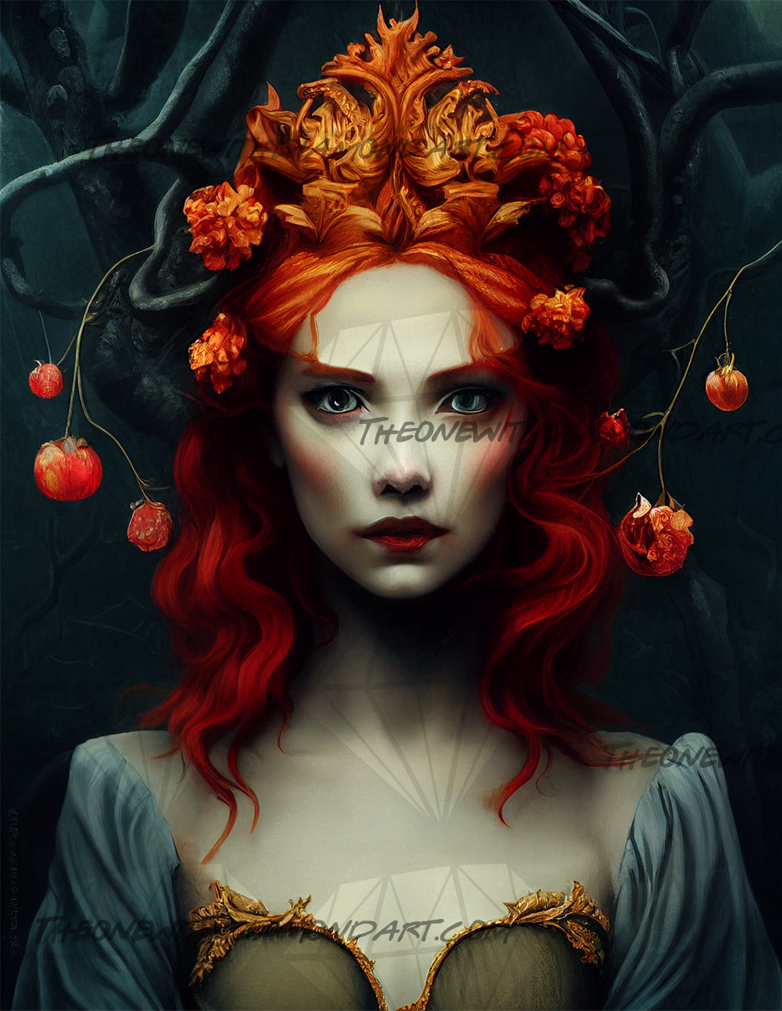 Persephone In The Underworld ©Hannah @ IterationsCrafts