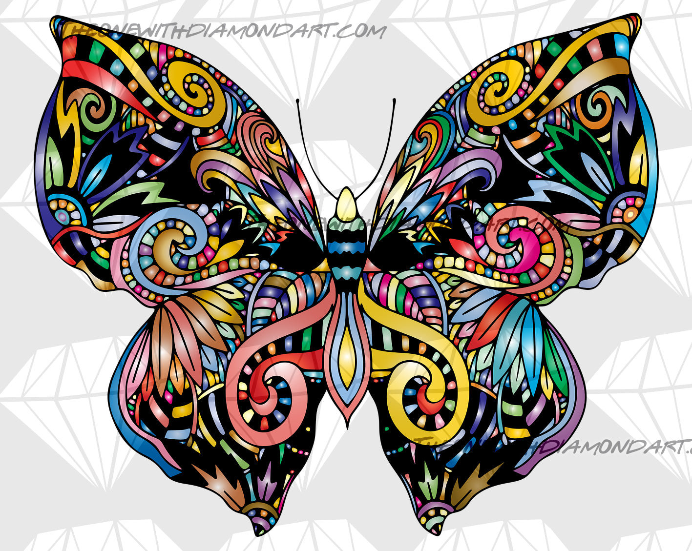 Mandala Butterfly – The One With The Diamond Art