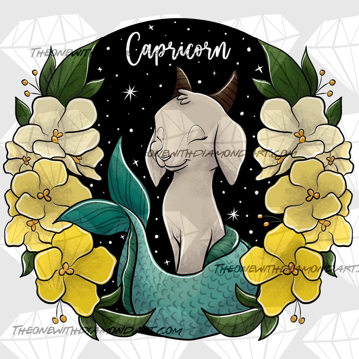 Cute Capricorn ©Parente Illustration