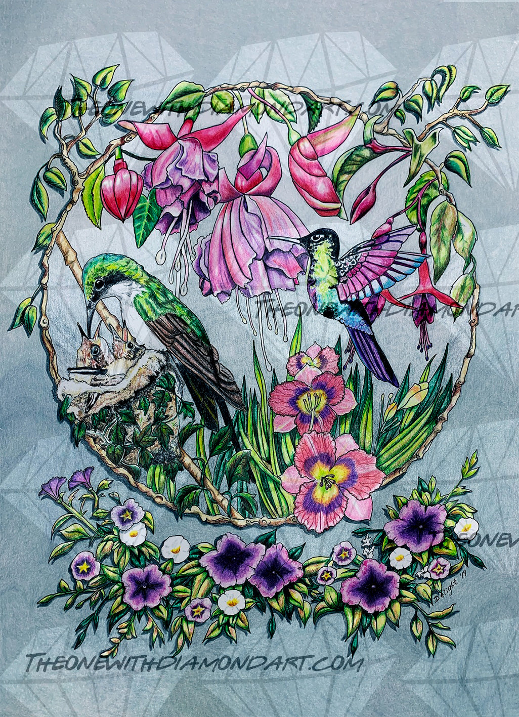 A Hummingbird Summer ©Delights Fantasy Art