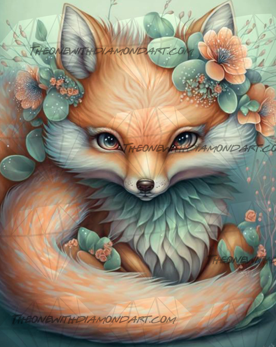 Floral Kitsune ©Finira