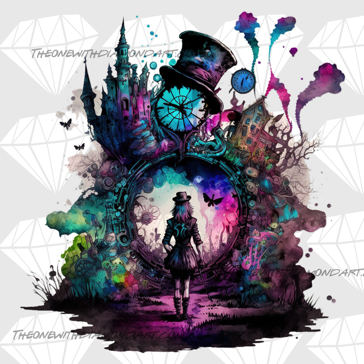 Enter The Mad Hatter – The One With The Diamond Art