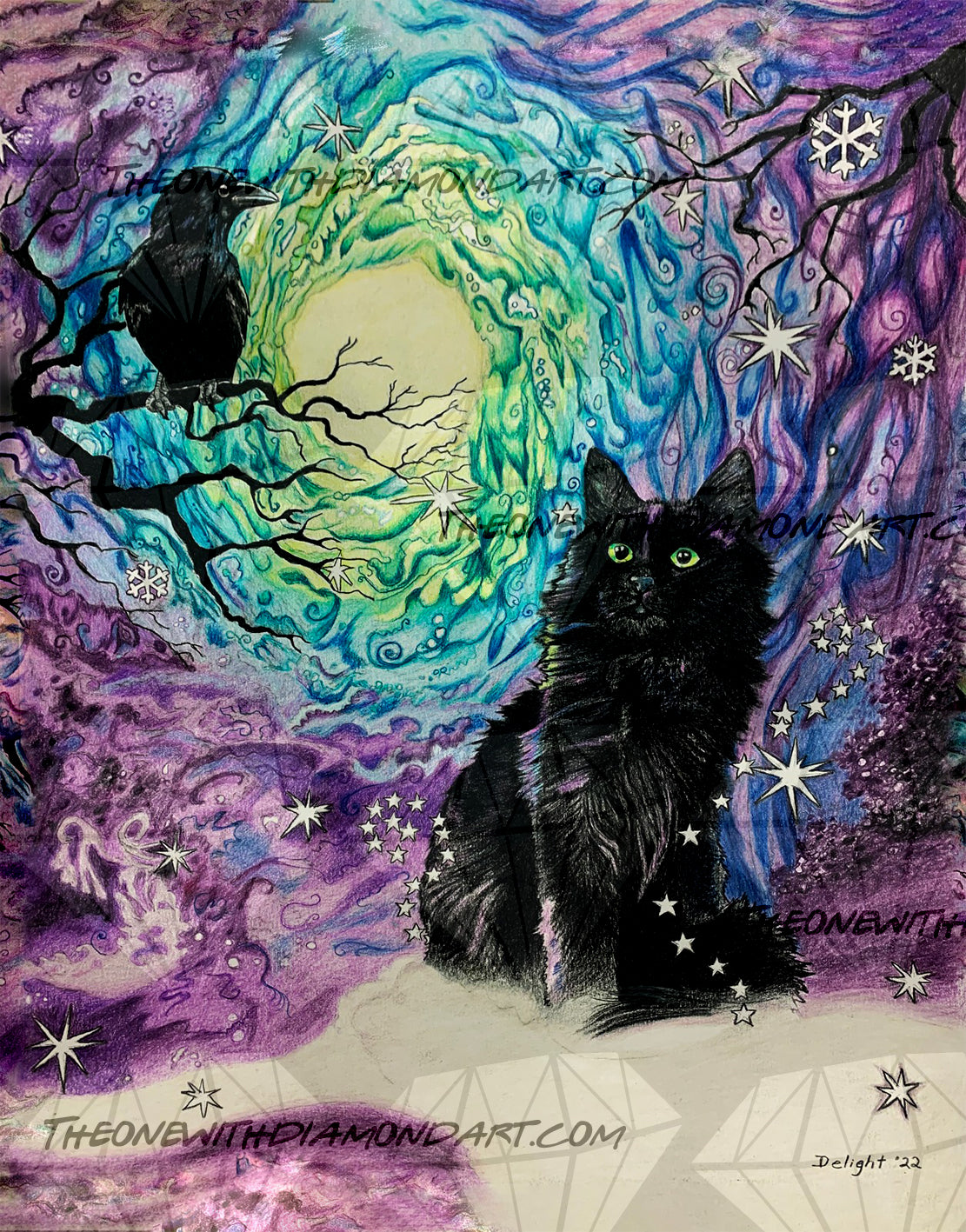 Midnight Companions ©Delights Fantasy Art