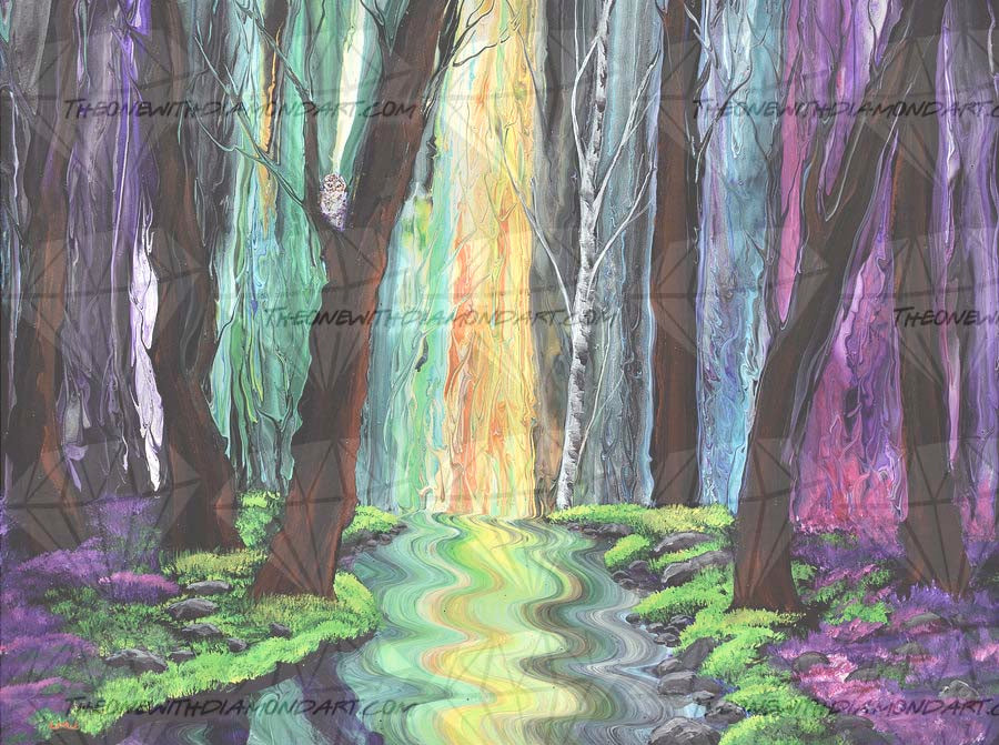 A Colourful Woodland ©Laura Milnor Iverson