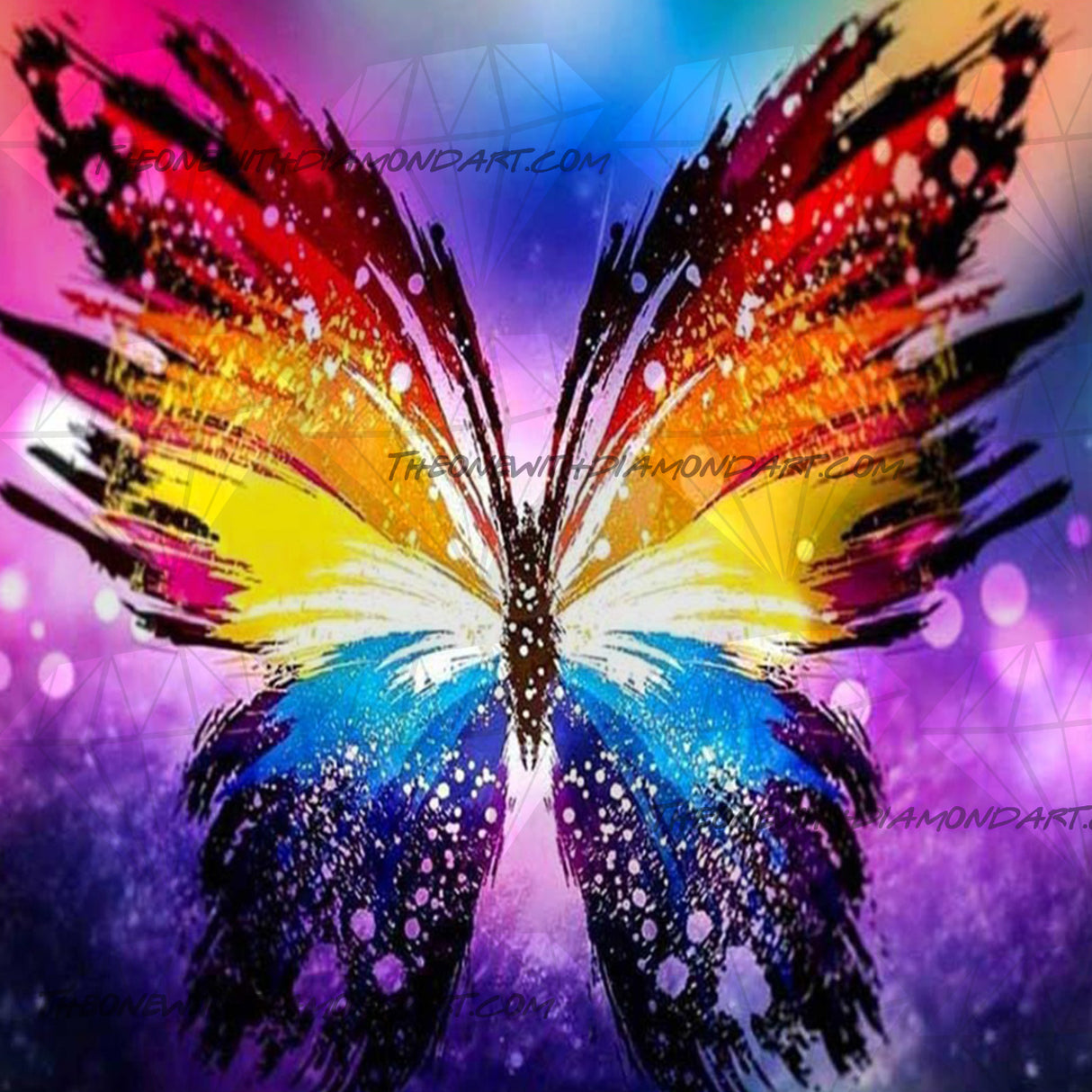 Painted Butterfly (Full AB Drill)