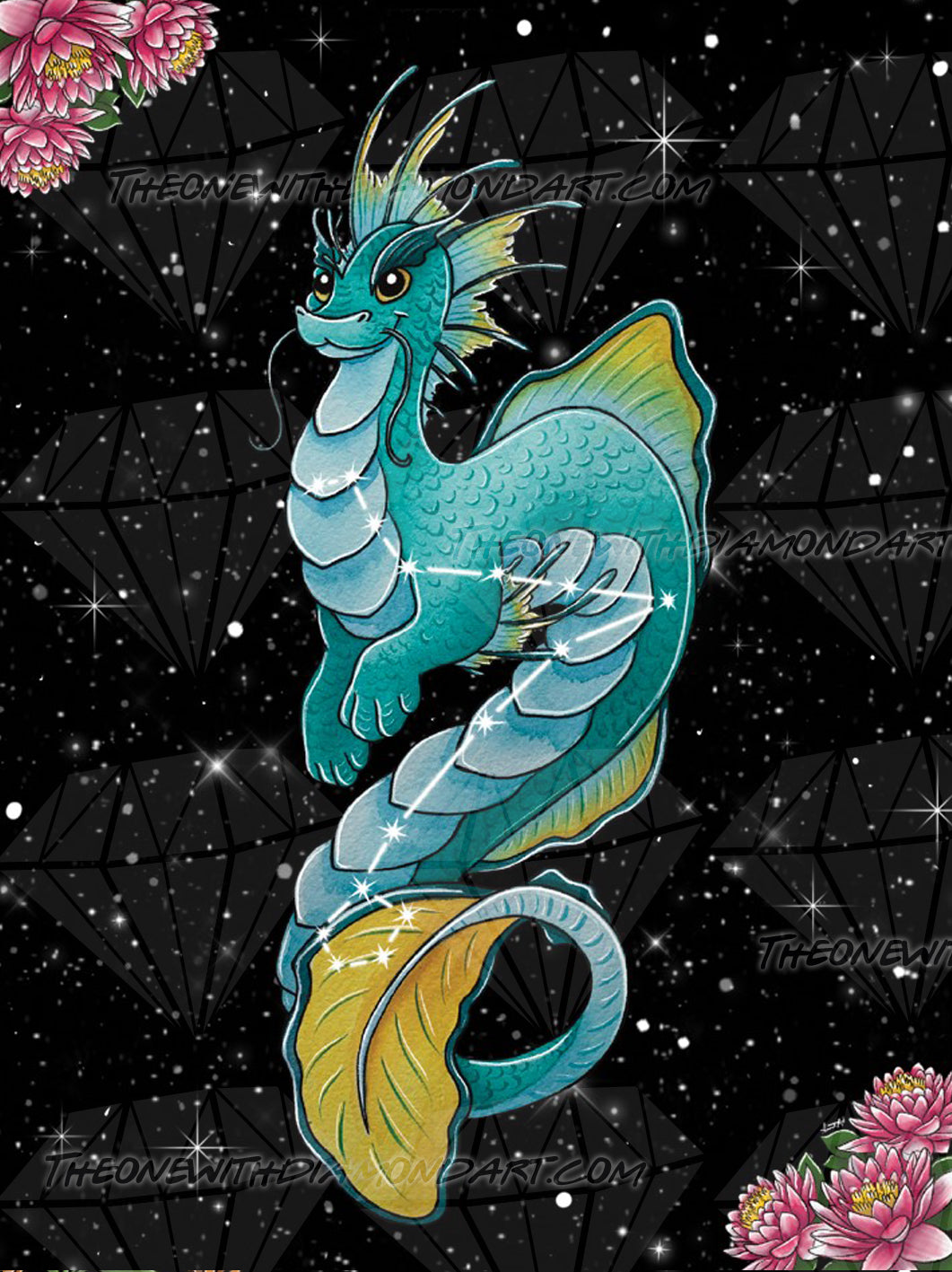 Pisces Dragon ©Parente Illustration