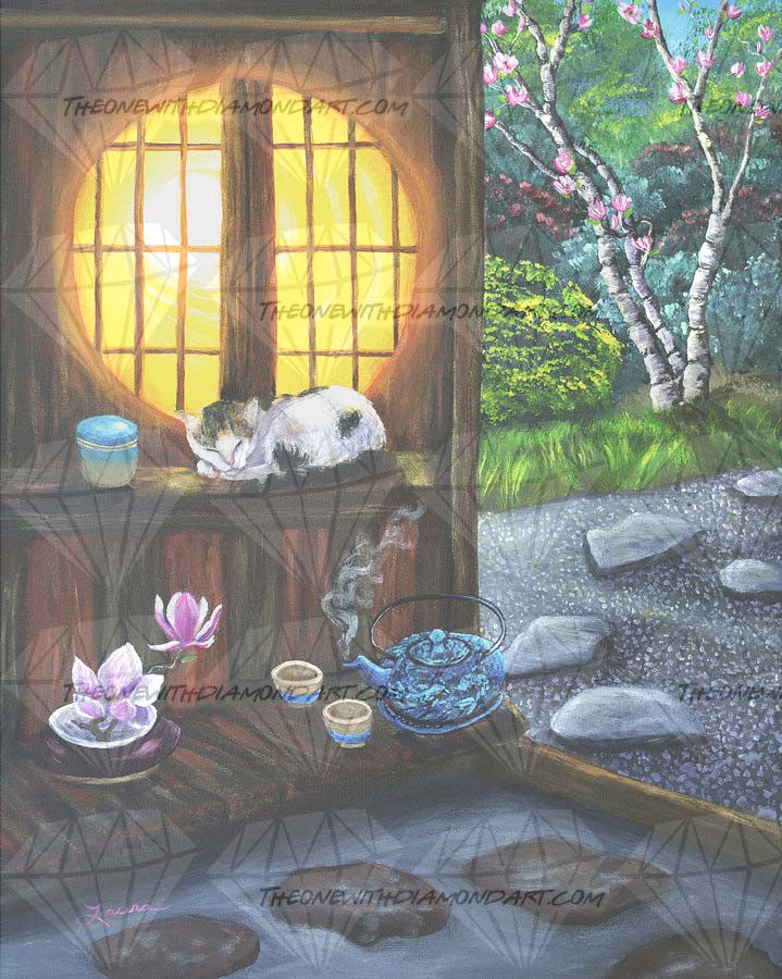 Sunrise In Moon Window ©Laura Milnor Iverson