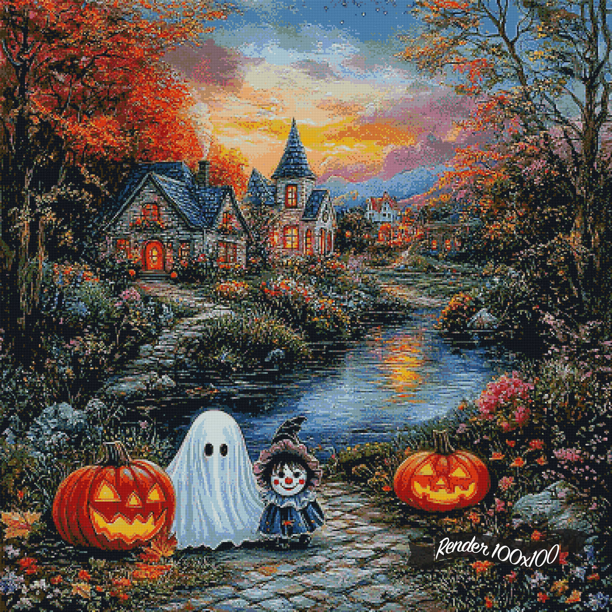 Little Spirits By The Stream ©StacyDealArt