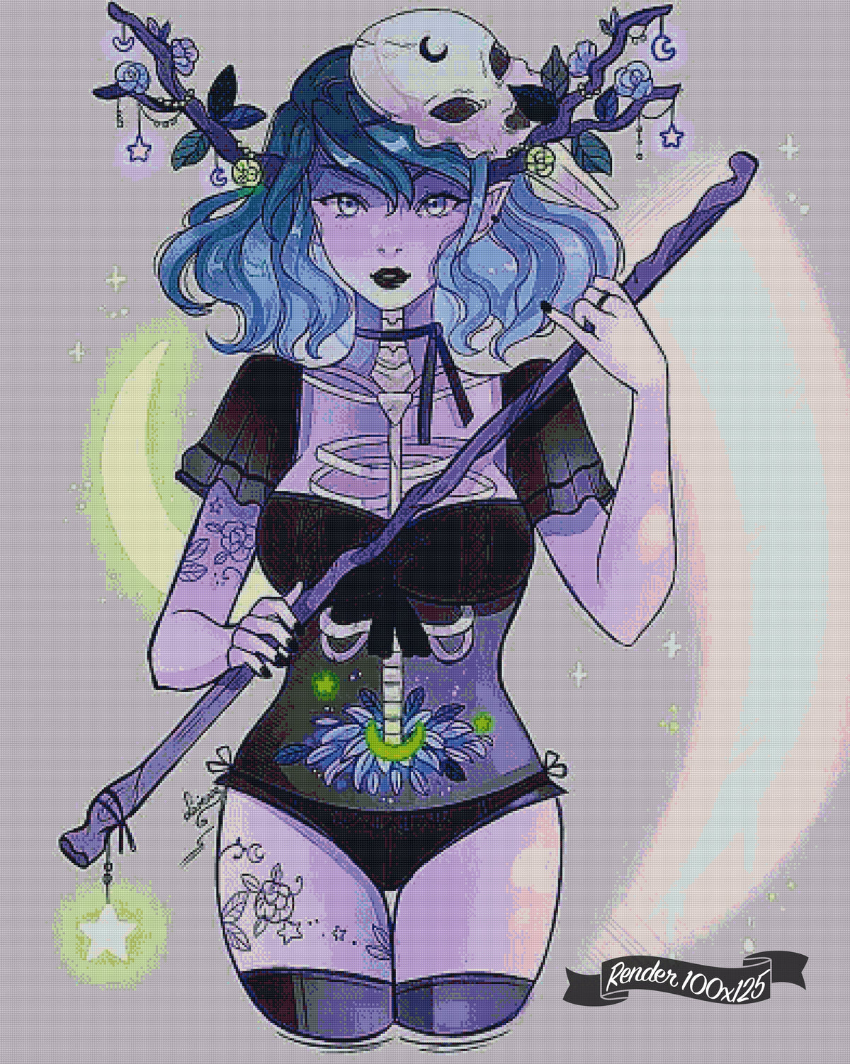 The Lavender Reaper ©Larienne