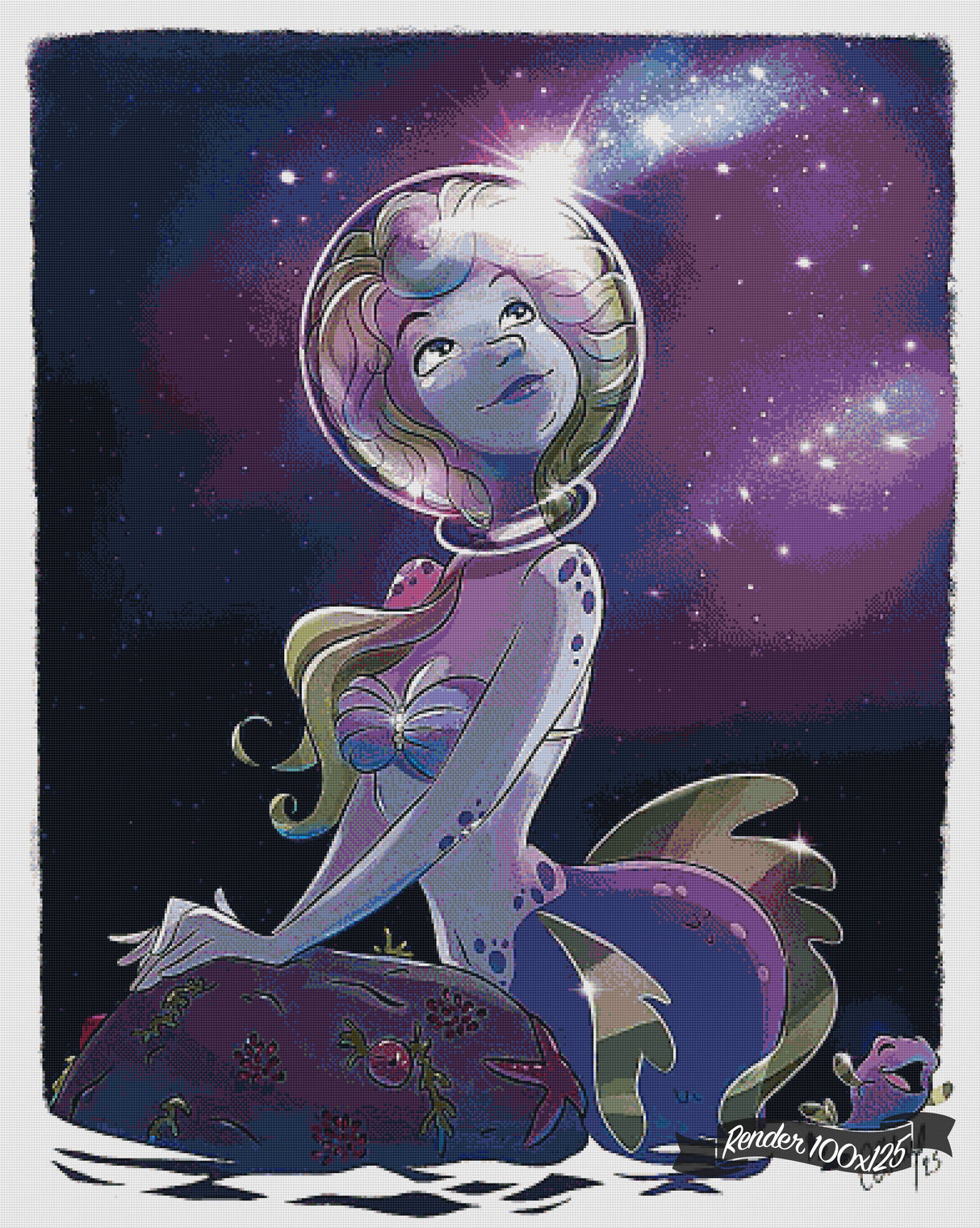 Cosmic Mermay ©Céline Lecomte
