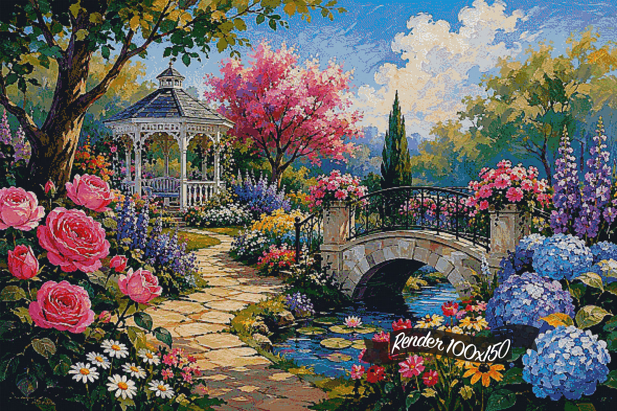 Bandstand In The Sun ©The One With The Diamond Art