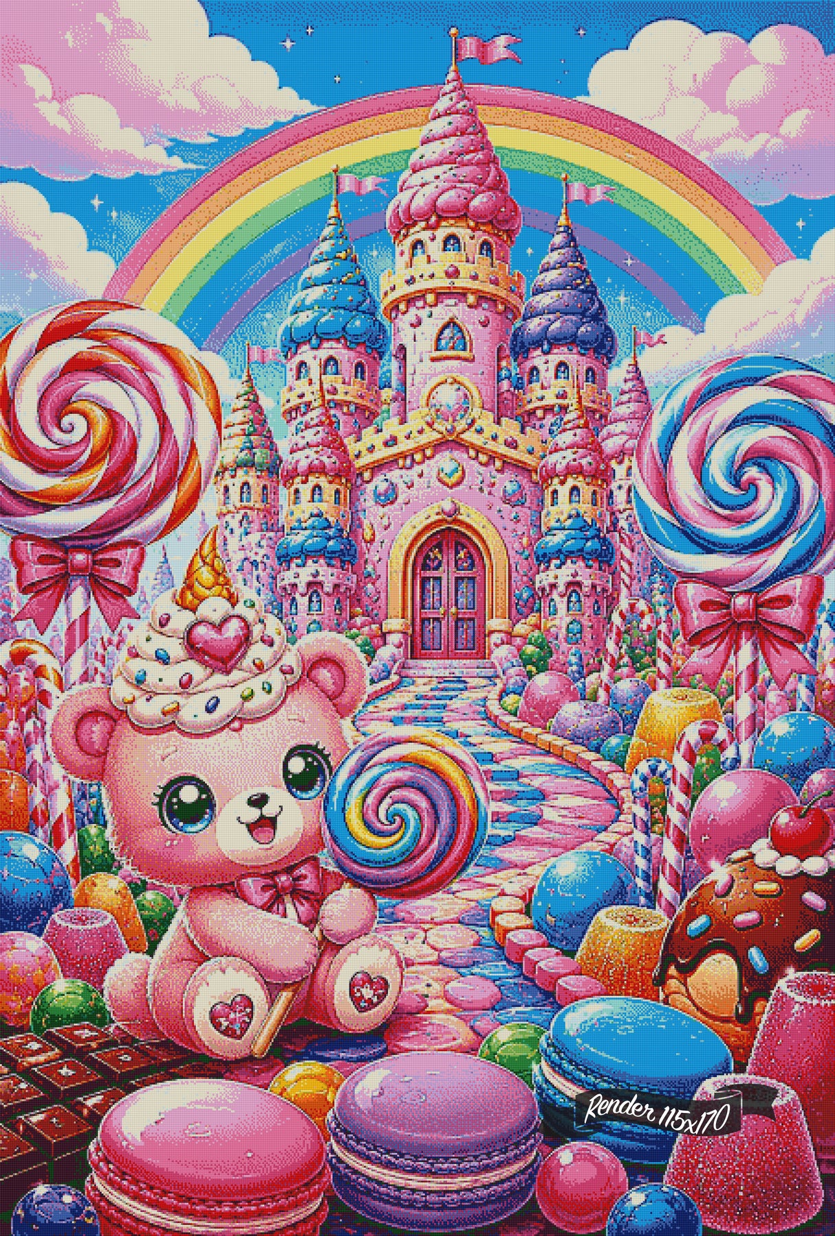 Candyland Kingdom ©The One With The Diamond Art