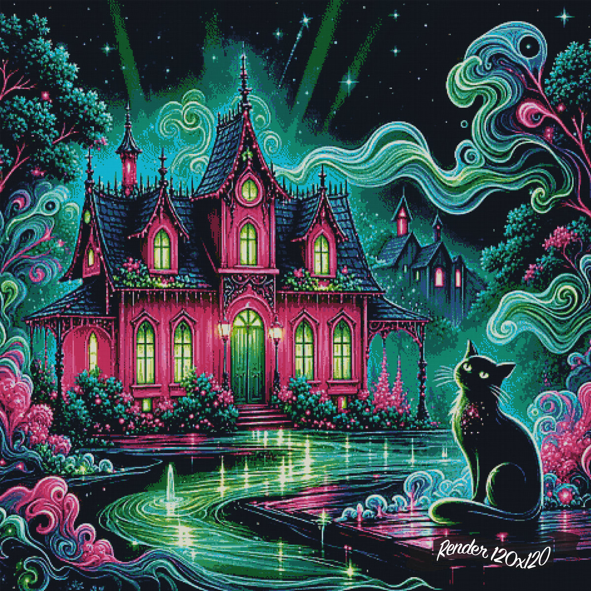 Pink Poison Haunting ©Cocomarshmallow Art