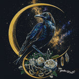 Raven Beneath The Crescent Moon ©Silvia Popescu