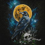 Raven Under Golden Moon ©Silvia Popescu