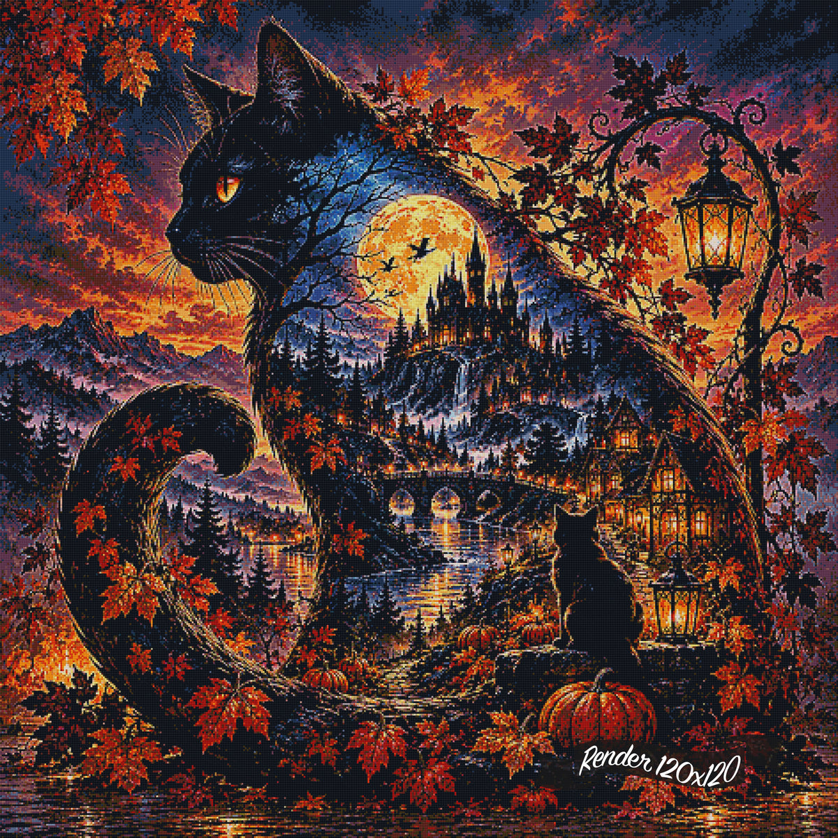 The Guardian of Hollowmoon ©The One With The Diamond Art