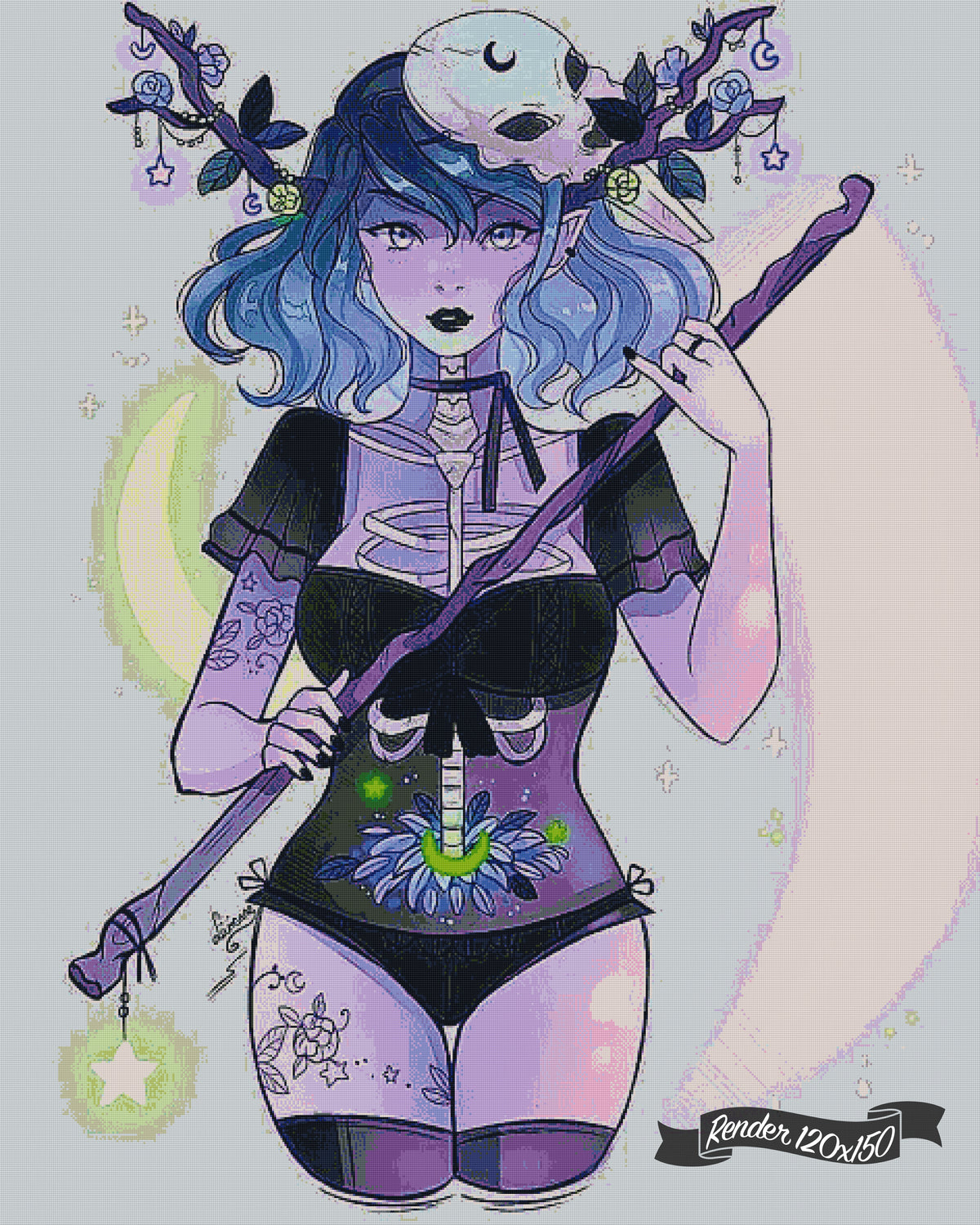 The Lavender Reaper ©Larienne