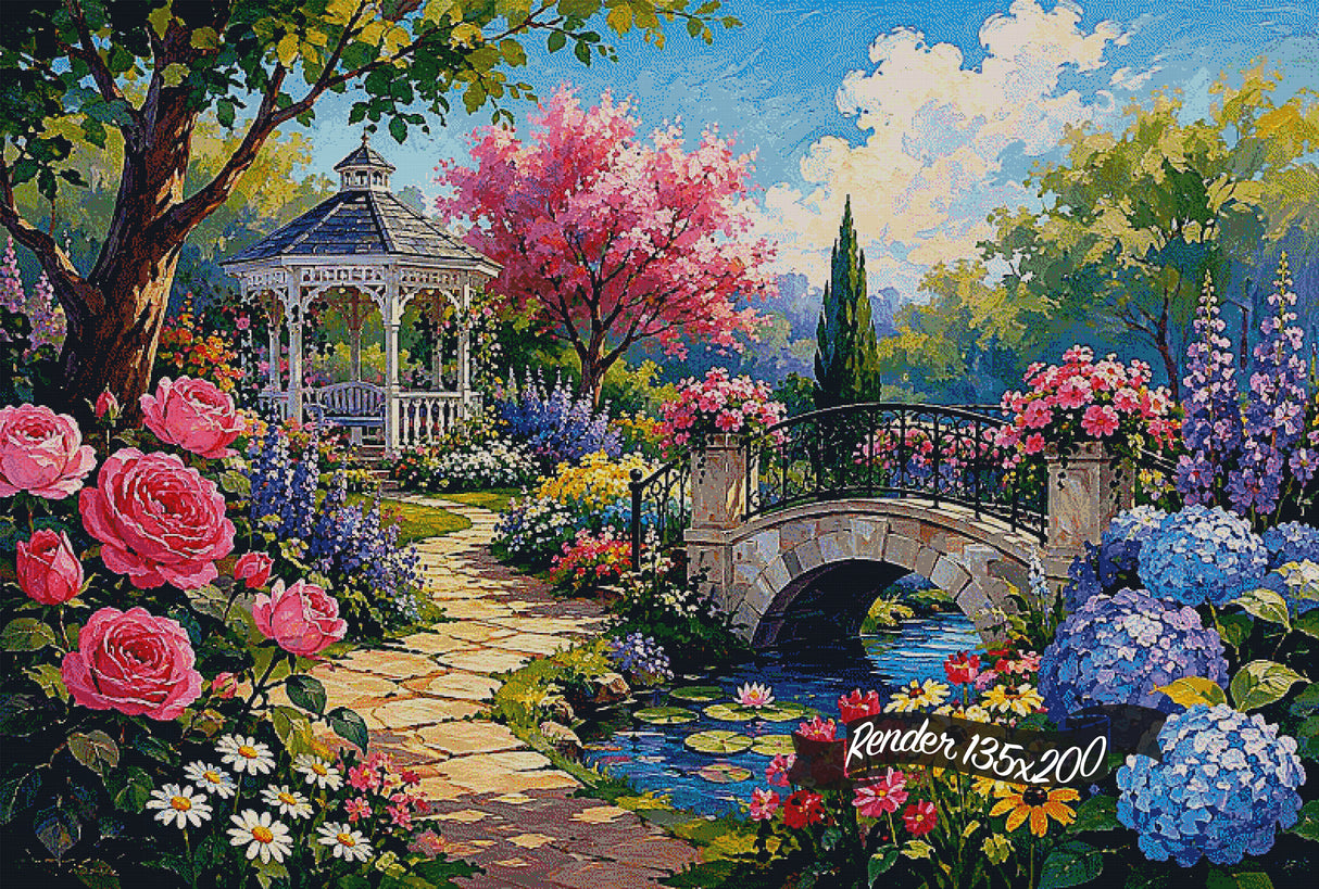Bandstand In The Sun ©The One With The Diamond Art