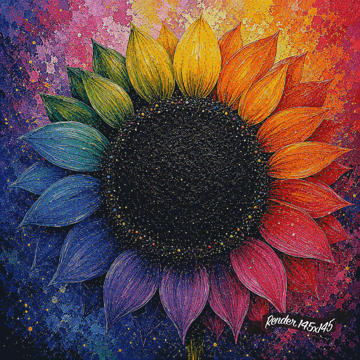A Sunflower For Every Soul ©The One With The Diamond Art