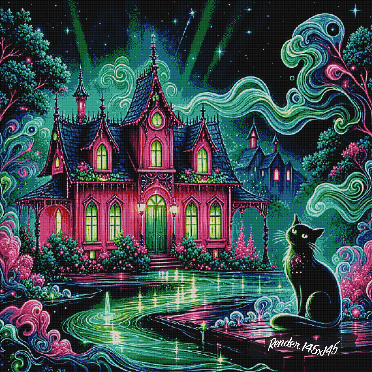 Pink Poison Haunting ©Cocomarshmallow Art