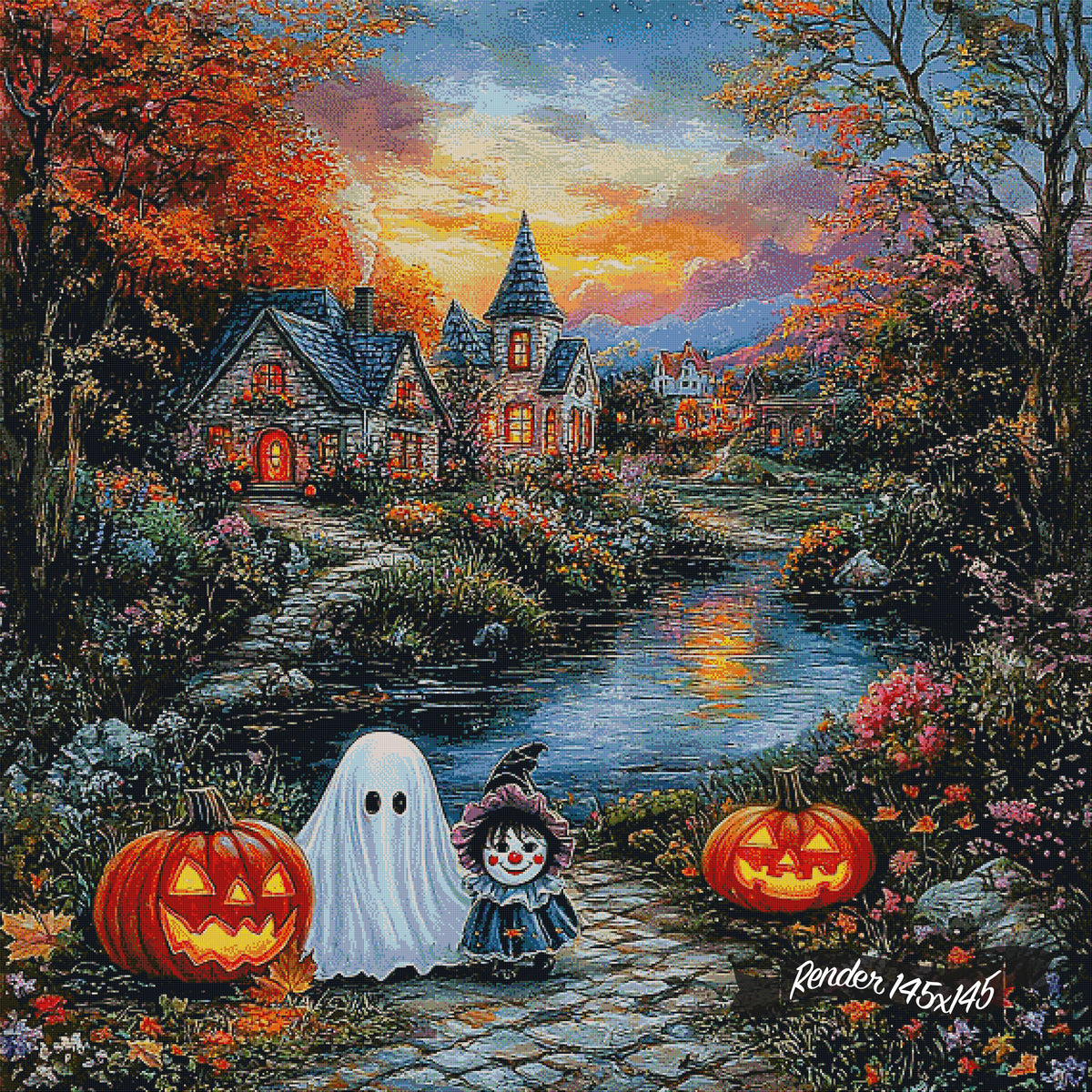 Little Spirits By The Stream ©StacyDealArt