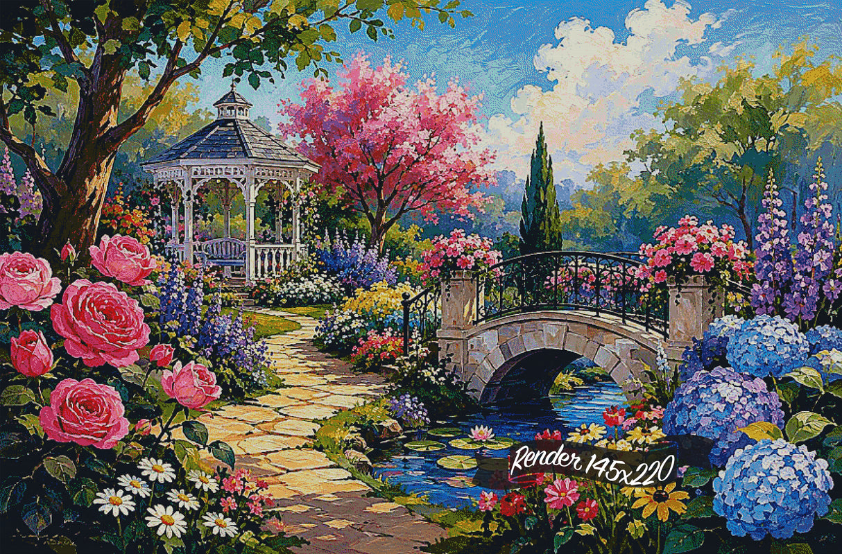 Bandstand In The Sun ©The One With The Diamond Art