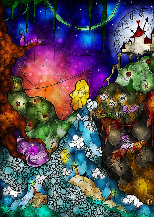 *Hand-Rendered* Off To Wonderland ©Mandie Manzano