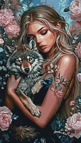 The Watchful Wolf ©Cocomarshmallow Art