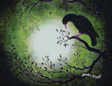 Ominous Bird In Somber Tones ©Laura Milnor Iverson