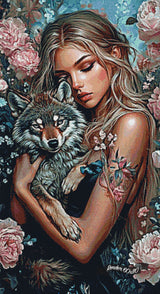 The Watchful Wolf ©Cocomarshmallow Art