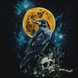 Raven Under Golden Moon ©Silvia Popescu