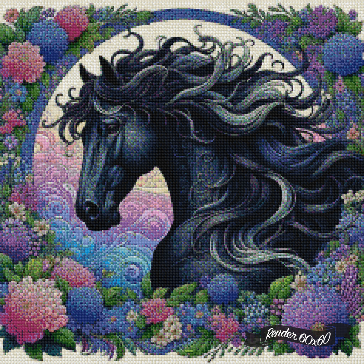 Floral Steed ©Theresa Raymer