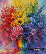 Where Every Colour Blooms ©The One With The Diamond Art