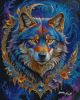 Bluesy Wolf Motif ©CajunBeauty