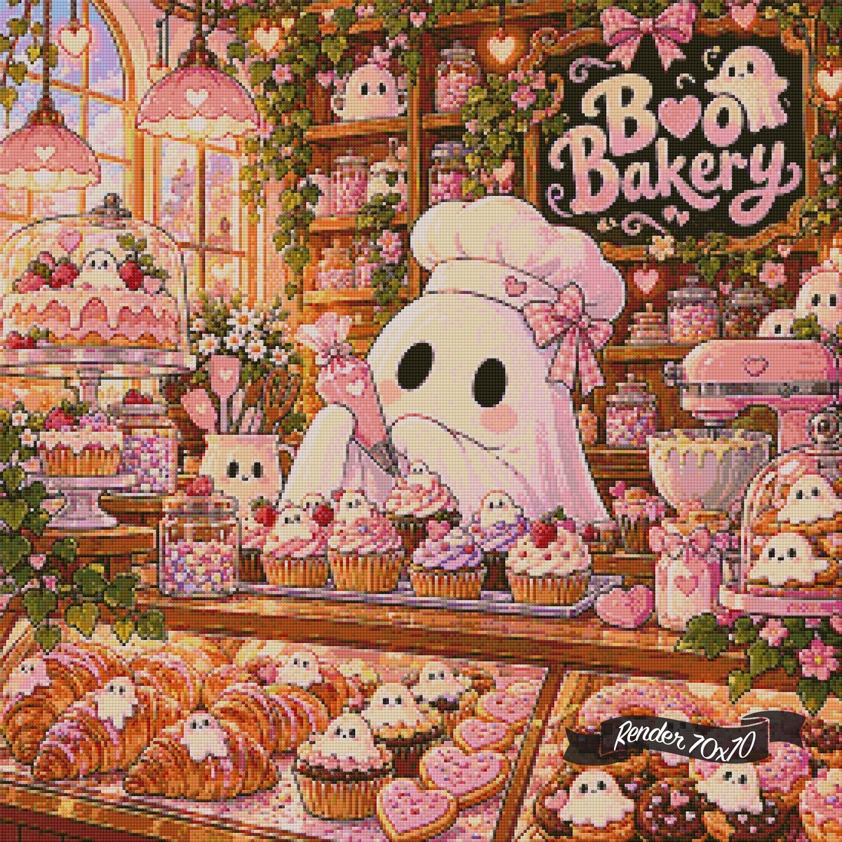 Boo’s Bakery ©The One With The Diamond Art