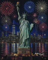 Torch of Freedom ©The One With The Diamond Art