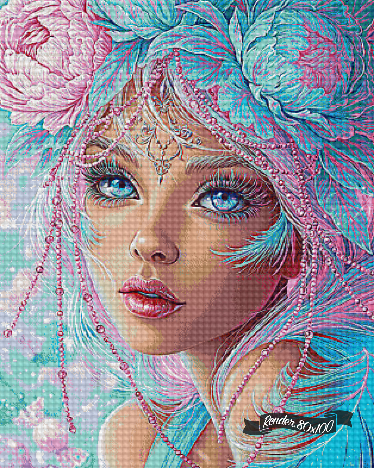 Blush and Blue ©Cocomarshmallow Art