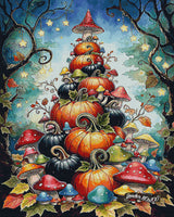 The Curious Pumpkin Tree ©Cocomarshmallow Art