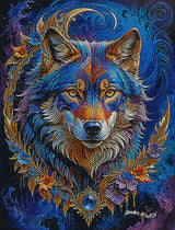 Bluesy Wolf Motif ©CajunBeauty