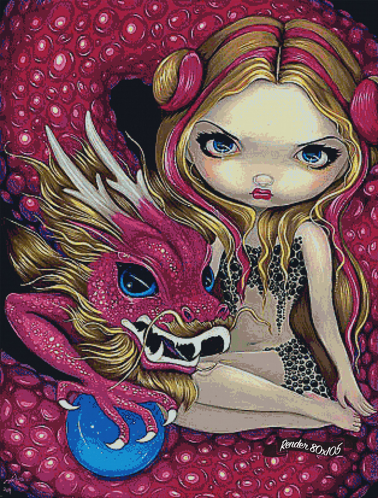 Shimmering Pink Dragon ©Jasmine Becket-Griffith
