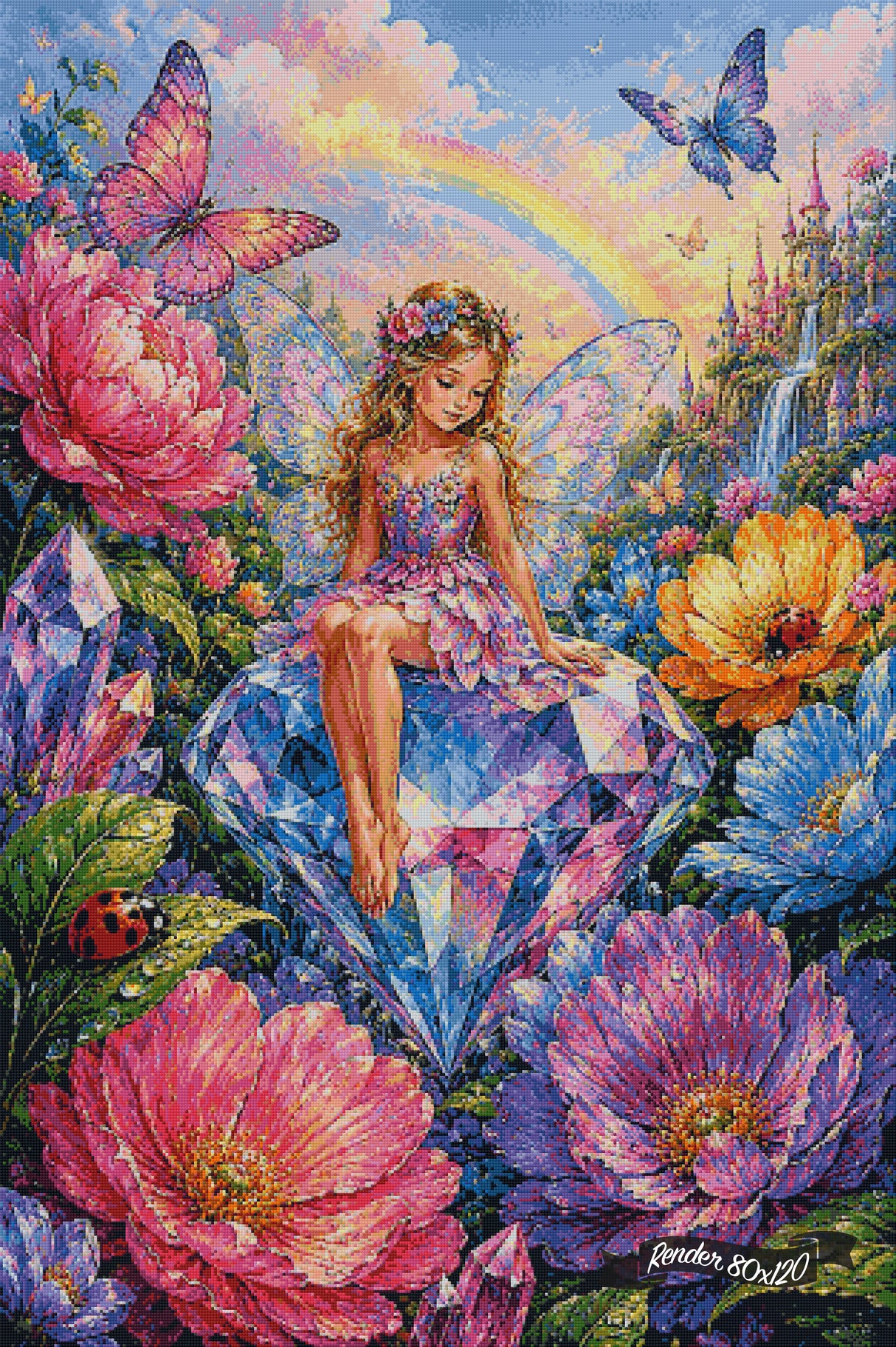 The Jeweled Garden ©The One With The Diamond Art