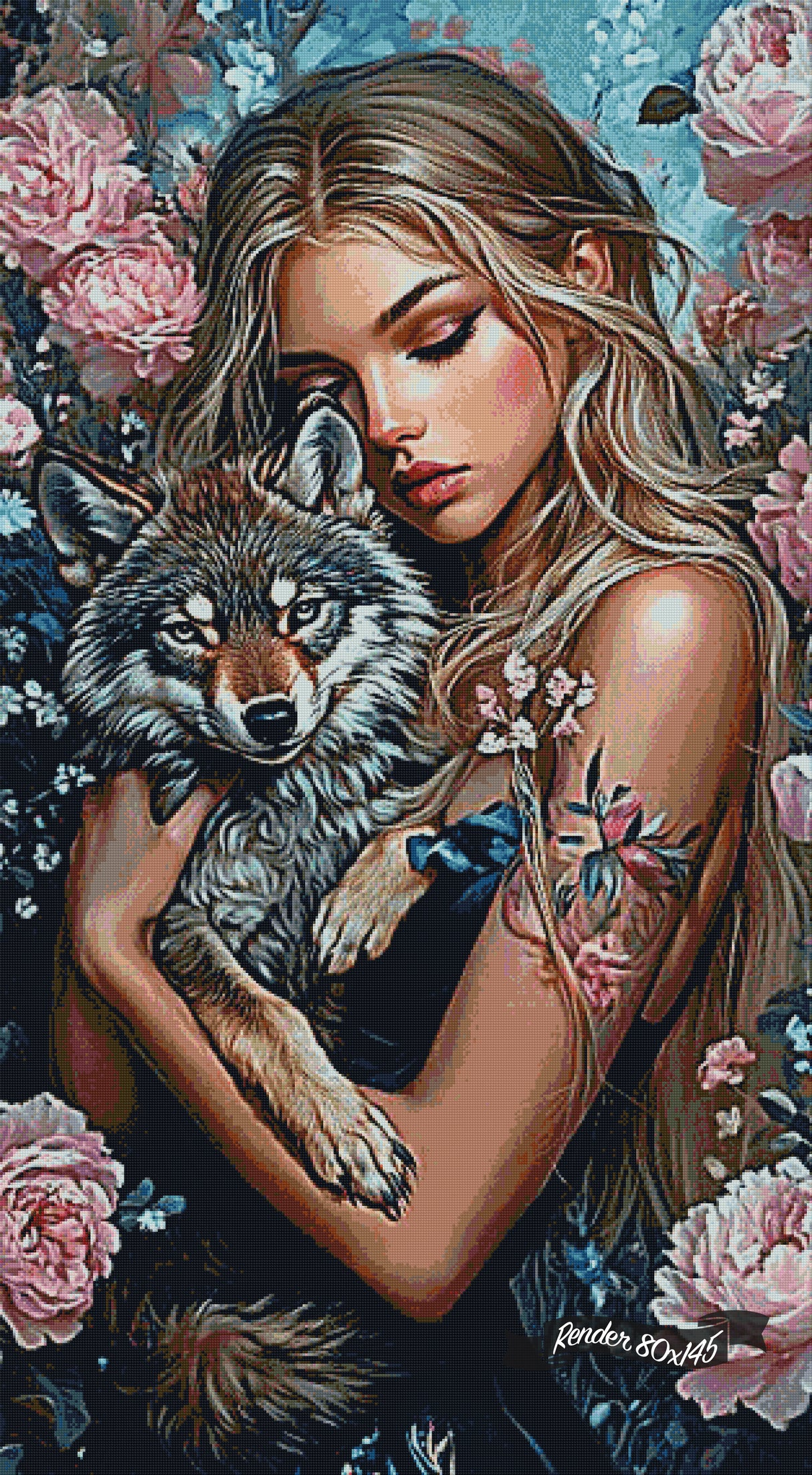 The Watchful Wolf ©Cocomarshmallow Art