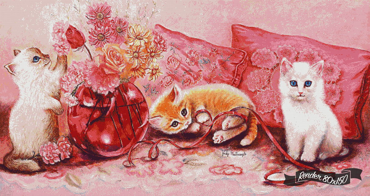 Three Kittens ©Judy Mastrangelo