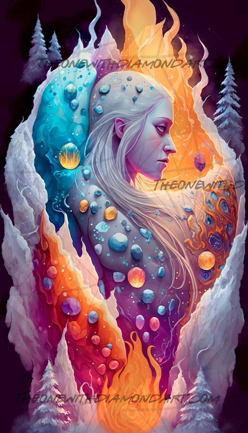Elven Goddess of Fire and Ice ©Titan Aiaia